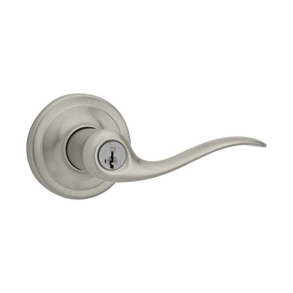 Kwikset SmartKey Tustin Satin Nickel Entry Door Knob KW1 1-3/4 in. 97402-732 - main